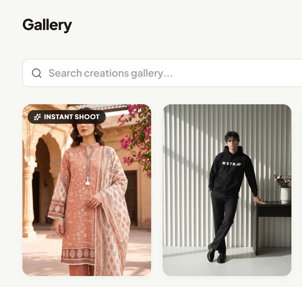 Modelfy AI clothing asset manager - Organize and catalog flat lays, hanger shots, and custom AI fashion model assets in one library